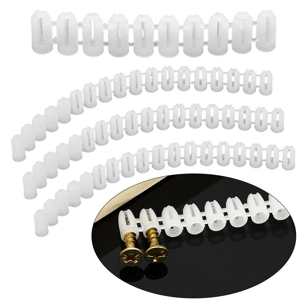 Furniture Hardware Connectors - M4 Wall Plug Anchor Expansion Pipe