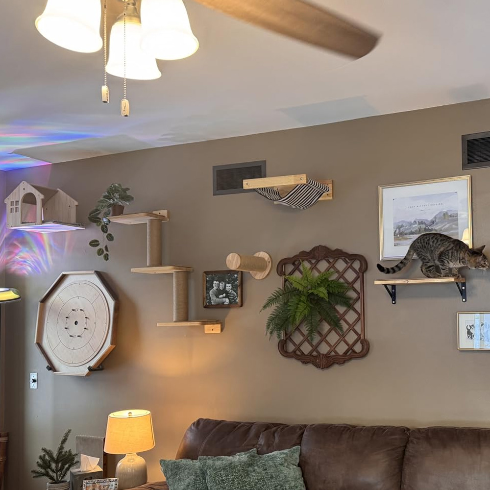 Furniture Paradise & Hardware Ghaziabad Photos - Cat Furniture Solid Wooden Suspension Bridge