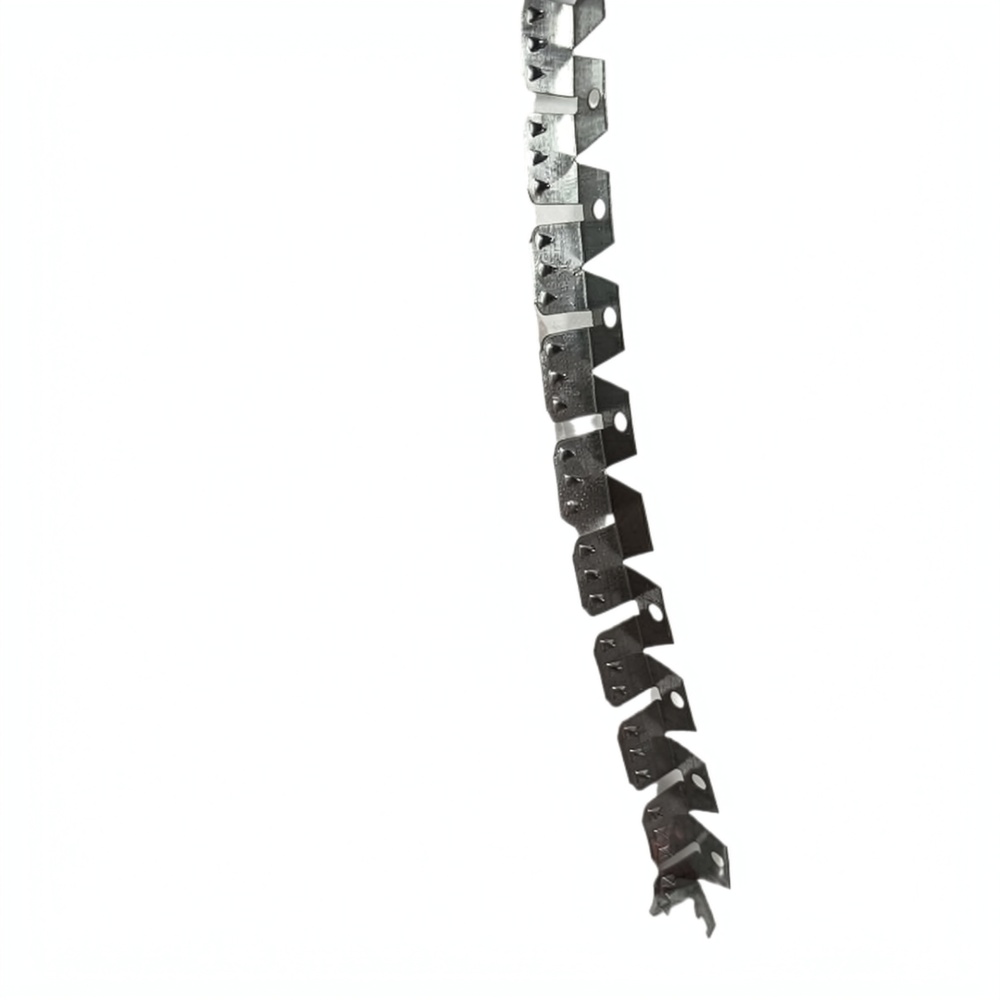 Furniture Upholstery Hardware - Galvanized Steel Sofa Edge Trim Connector
