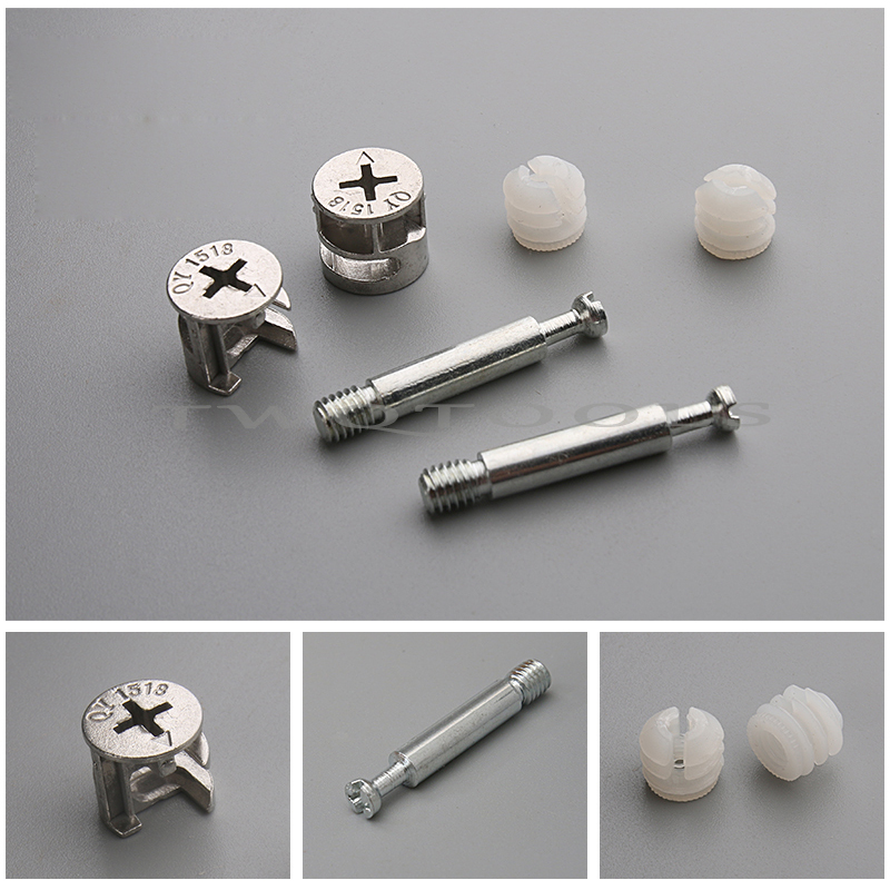 20 Sets 3-in-1 Cam Lock Nut Co - огляд і ціна Furniture Joinery Hardware