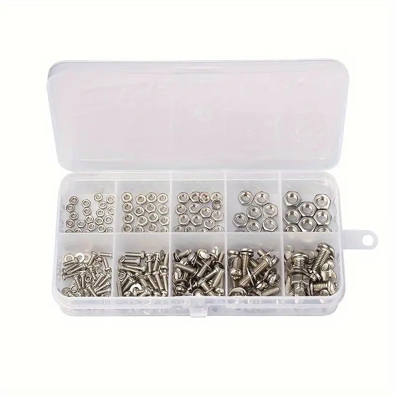 320PCS Hex Nuts & Bolts Set M2 - огляд і ціна Furniture Home Hardware