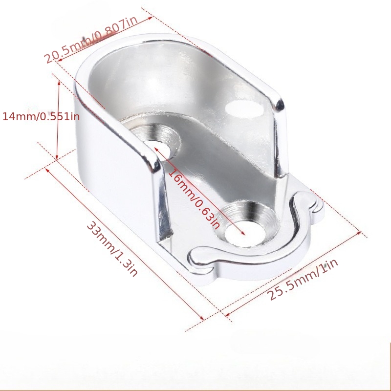 Heavy-Duty Metal U-Shaped Rod  - огляд і ціна Furniture Rails Hardware