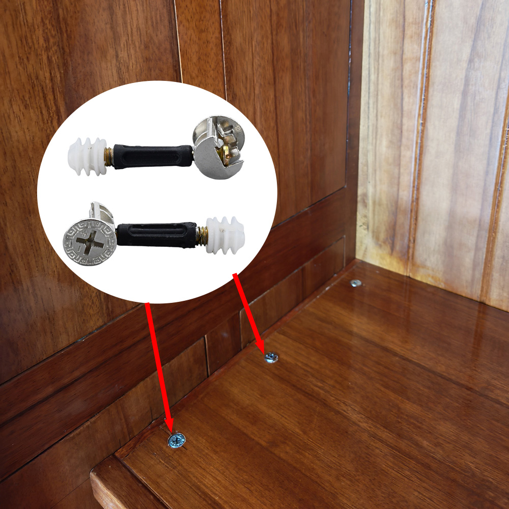 50/100Pcs 3 in 1 Furniture Con - огляд і ціна Furniture Joinery Hardware