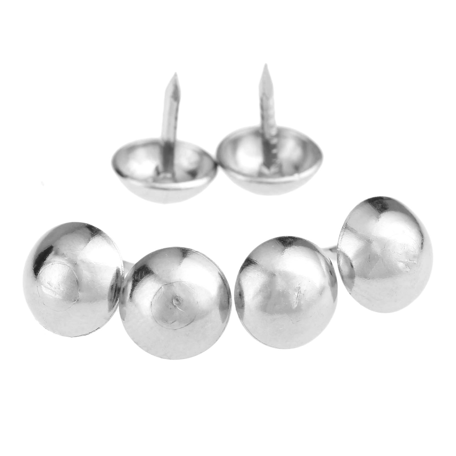 100Pcs 7x10mm Silvery Pushpin  - огляд і ціна Furniture Upholstery Hardware