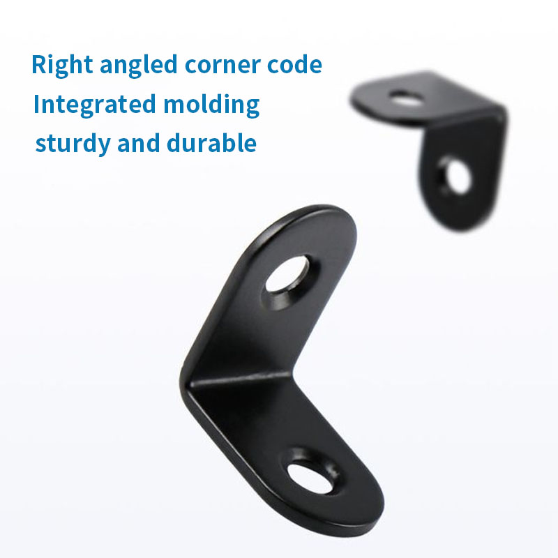 12pcs black metal right angle  - огляд і ціна Used Furniture Hardware