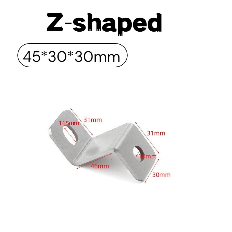 3mm Thick Stainless‑Steel Z‑Sh - огляд і ціна Furniture Hardware Connectors