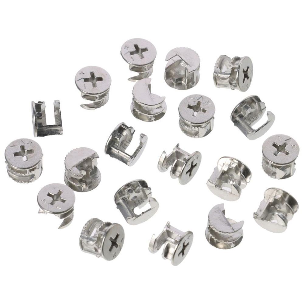 20PCS Zinc Cam Lock Nut Durabl - огляд і ціна Furniture Joinery Hardware