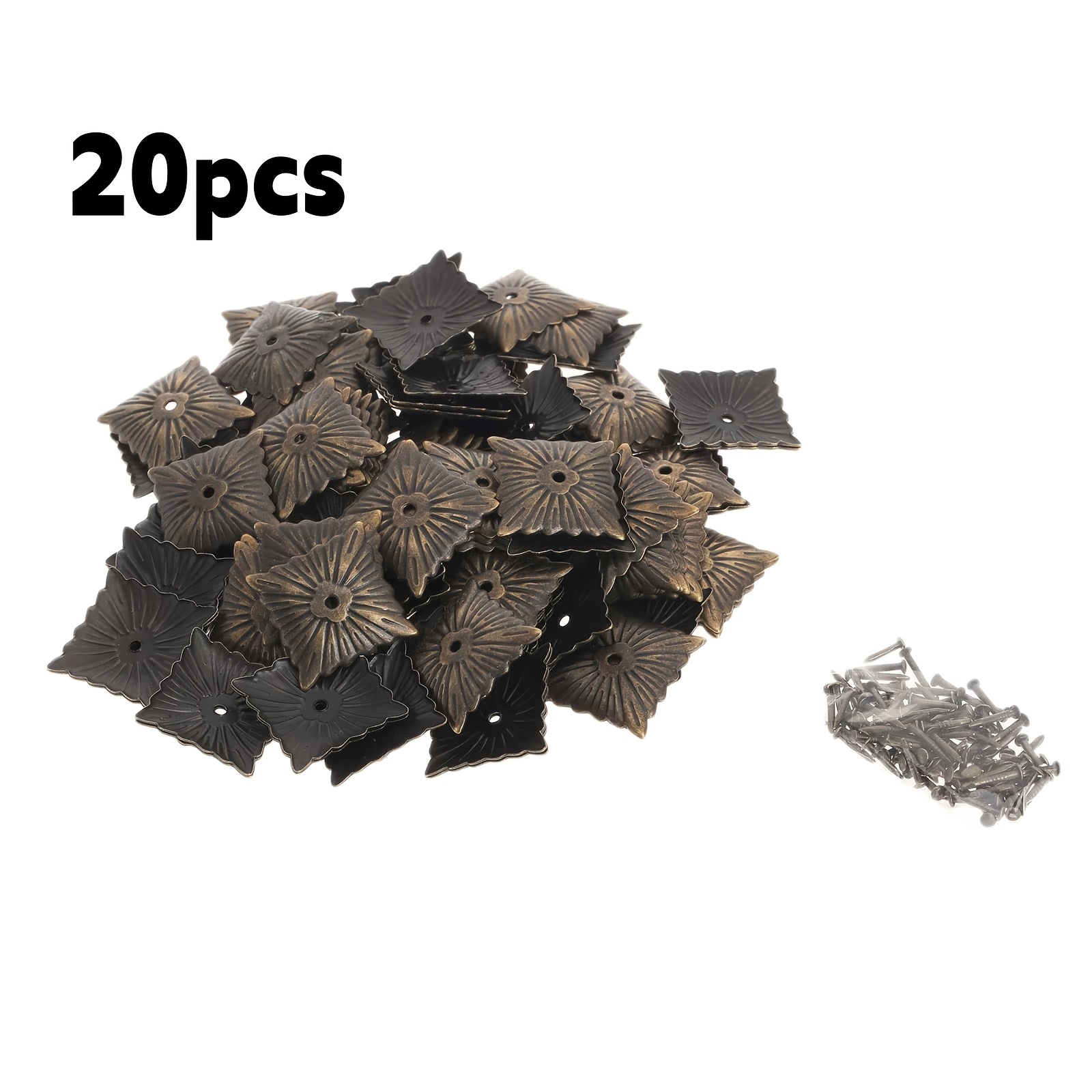 20Pcs 21x21mm Upholstery Nails - огляд і ціна Furniture Upholstery Hardware