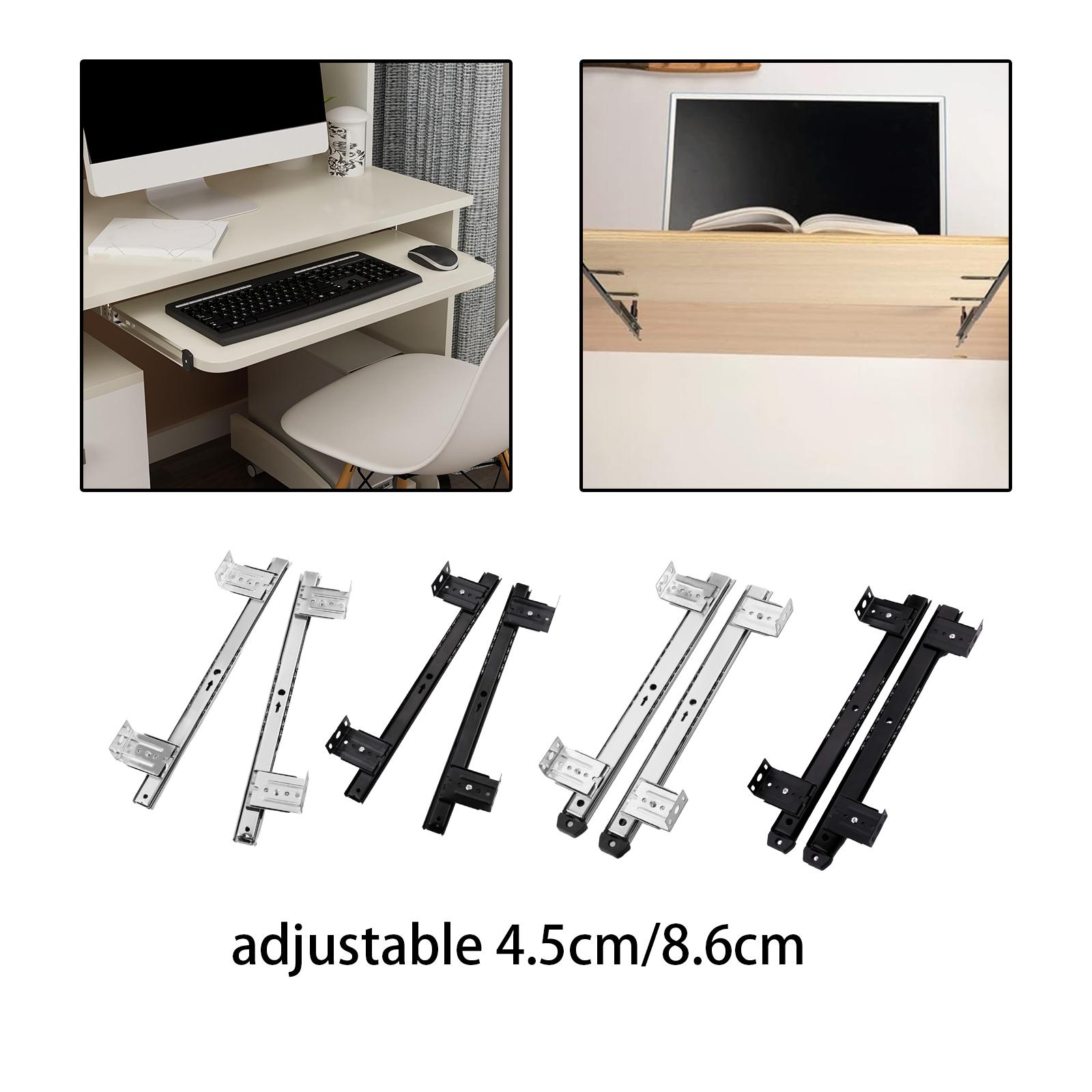 Keyboard Tray Slides Metal Cab - огляд і ціна Furniture Rails Hardware
