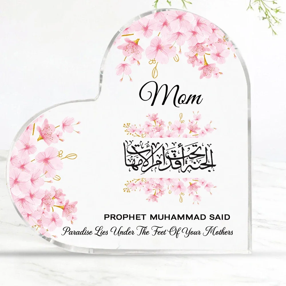 Heart Acrylic Desk Plaque Mom  - огляд і ціна Furniture Paradise & Hardware Ghaziabad Photos