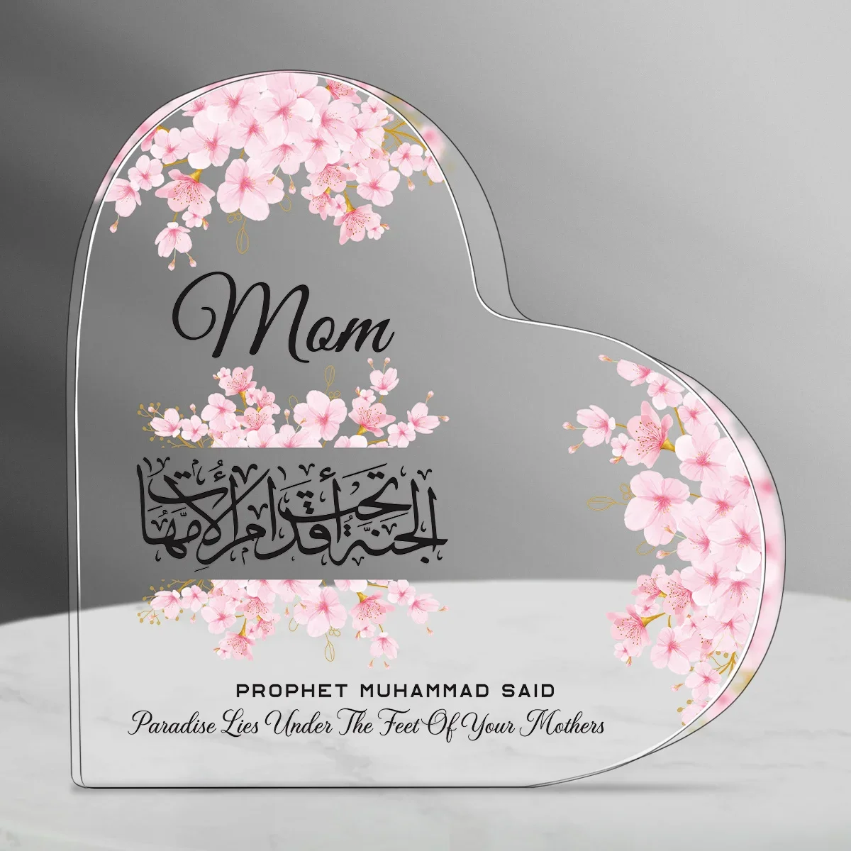 Heart Acrylic Desk Plaque Mom  - огляд і ціна Furniture Paradise & Hardware Ghaziabad Photos