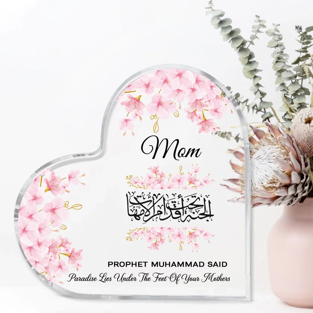 Heart Acrylic Desk Plaque Mom  - огляд і ціна Furniture Paradise & Hardware Ghaziabad Photos