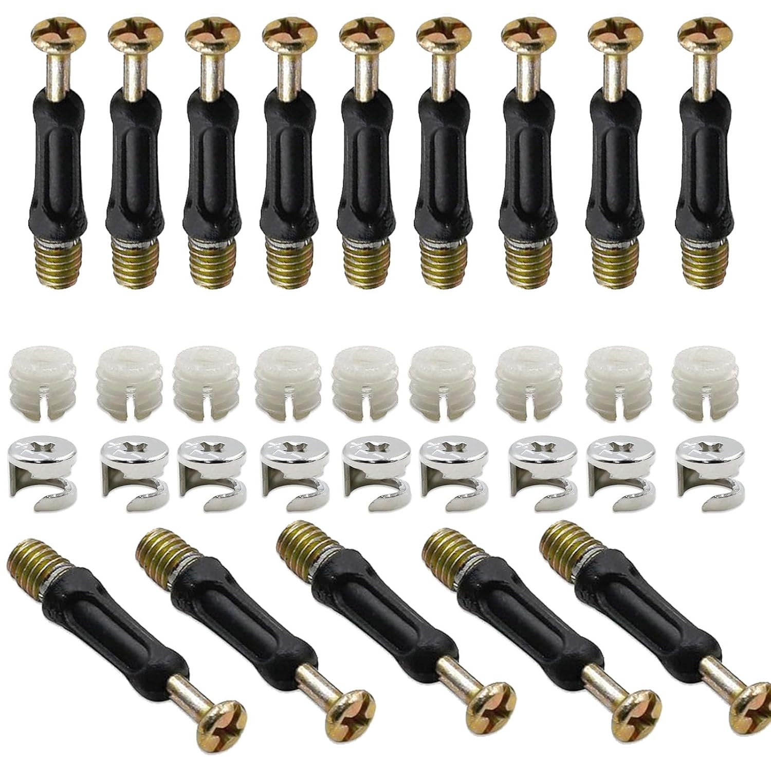 50 Sets 3 in 1 Furniture Conne - огляд і ціна Furniture Joinery Hardware