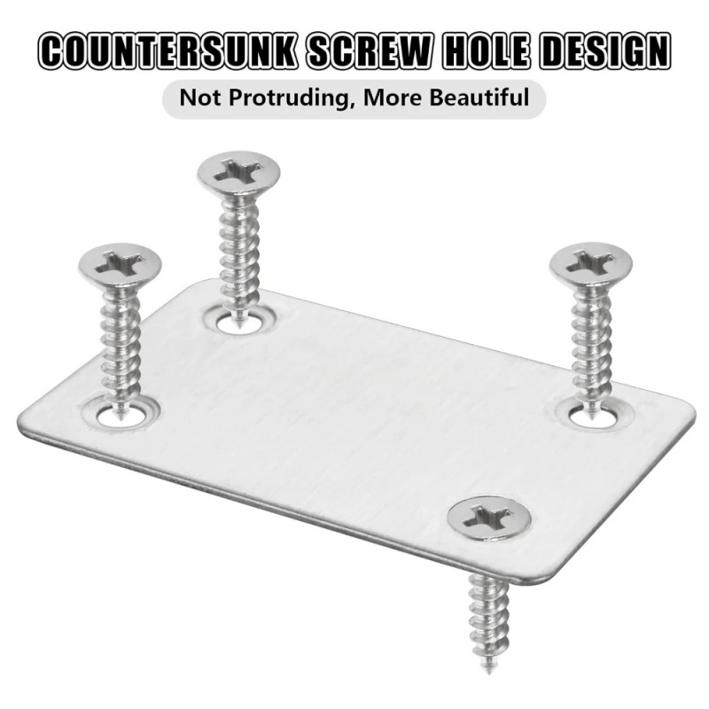 10Pcs Stainless Steel L-Shaped - огляд і ціна Furniture Joinery Hardware
