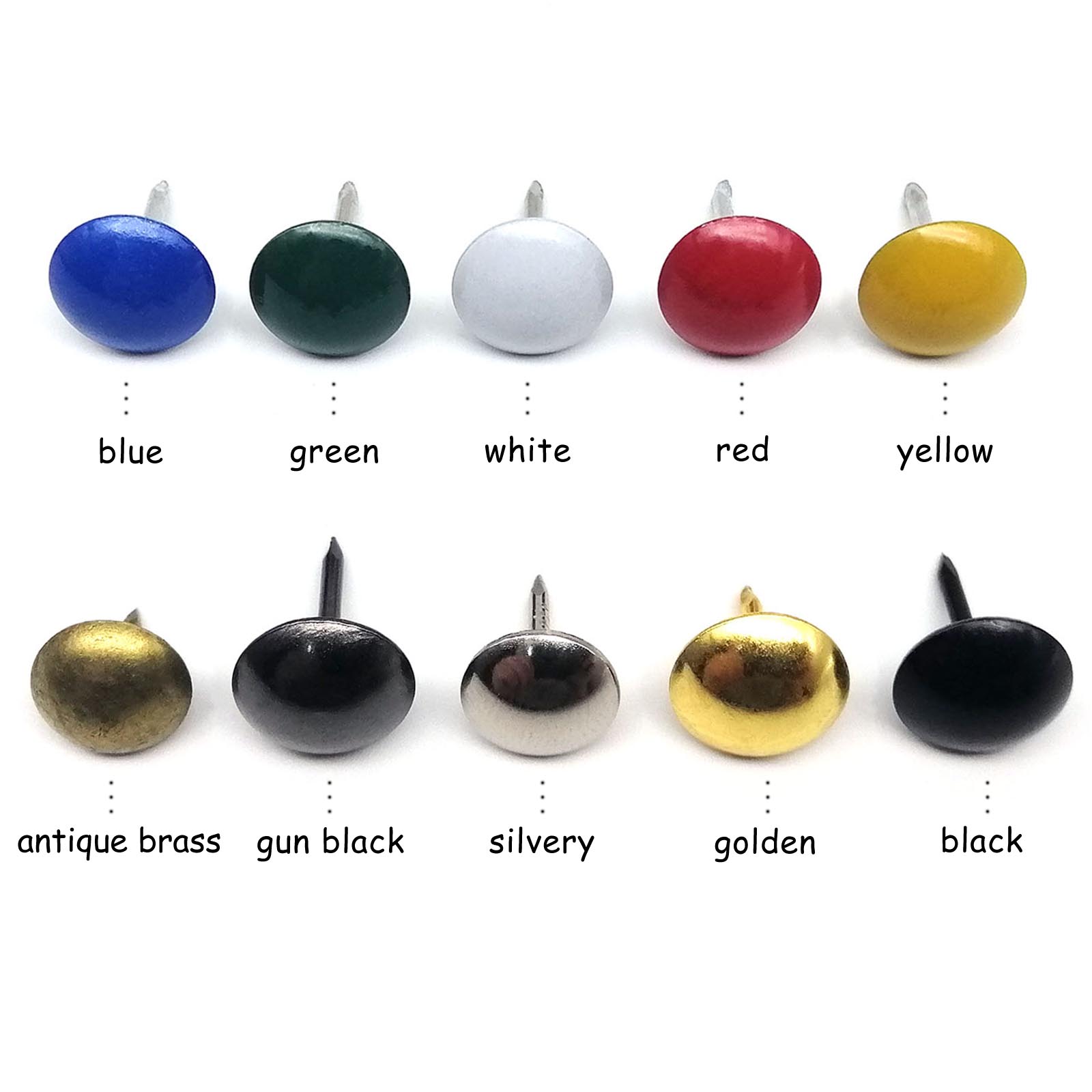 50pcs Colorful Upholstery Nail - огляд і ціна Furniture Upholstery Hardware