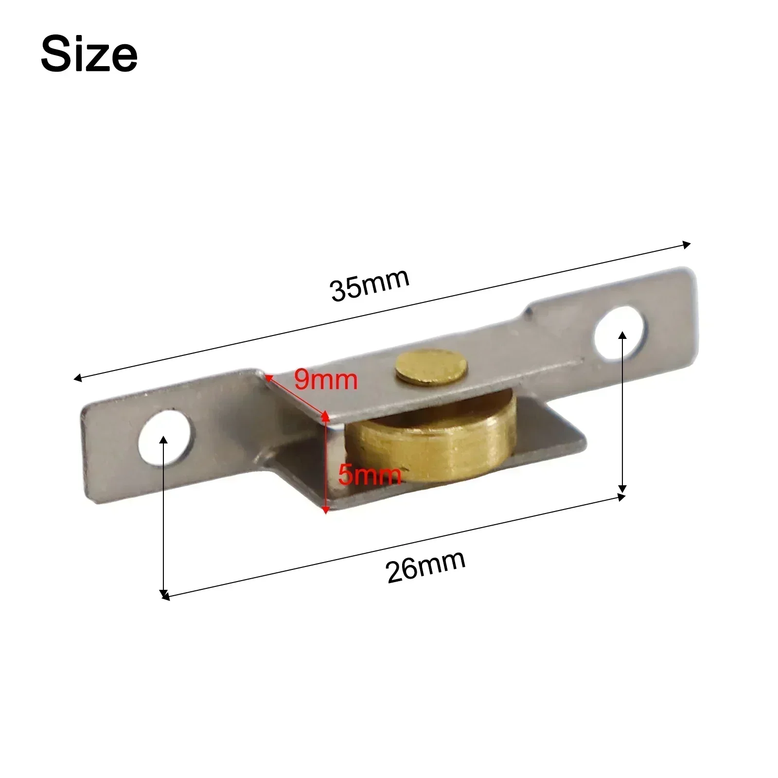10PCS Window Screen Pulley Sli - огляд і ціна Furniture Joinery Hardware