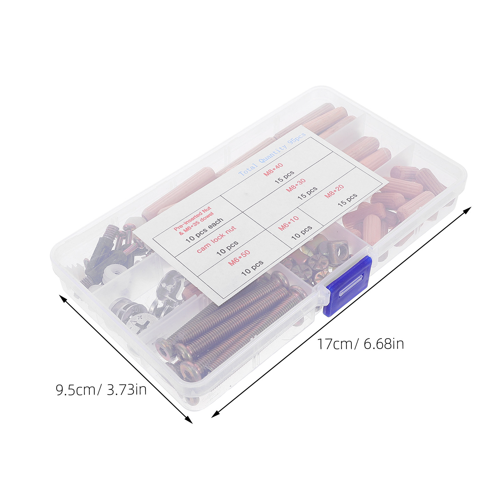 95Pcs Bunk Bed Hardware Connec - огляд і ціна Furniture Hardware Connectors